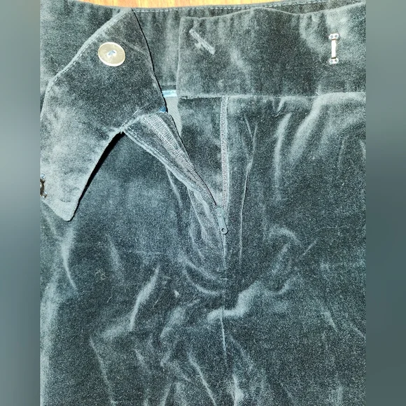 THIS IS A GEM! Womens Sz 14 Judith Hart Forest Green Velvet Style Suit - Picture 12 of 14